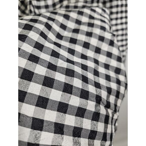 Perfectly Dressed Girl's Black And White Plaid Dress Size 6X Bow Tie - Picture 4 of 9